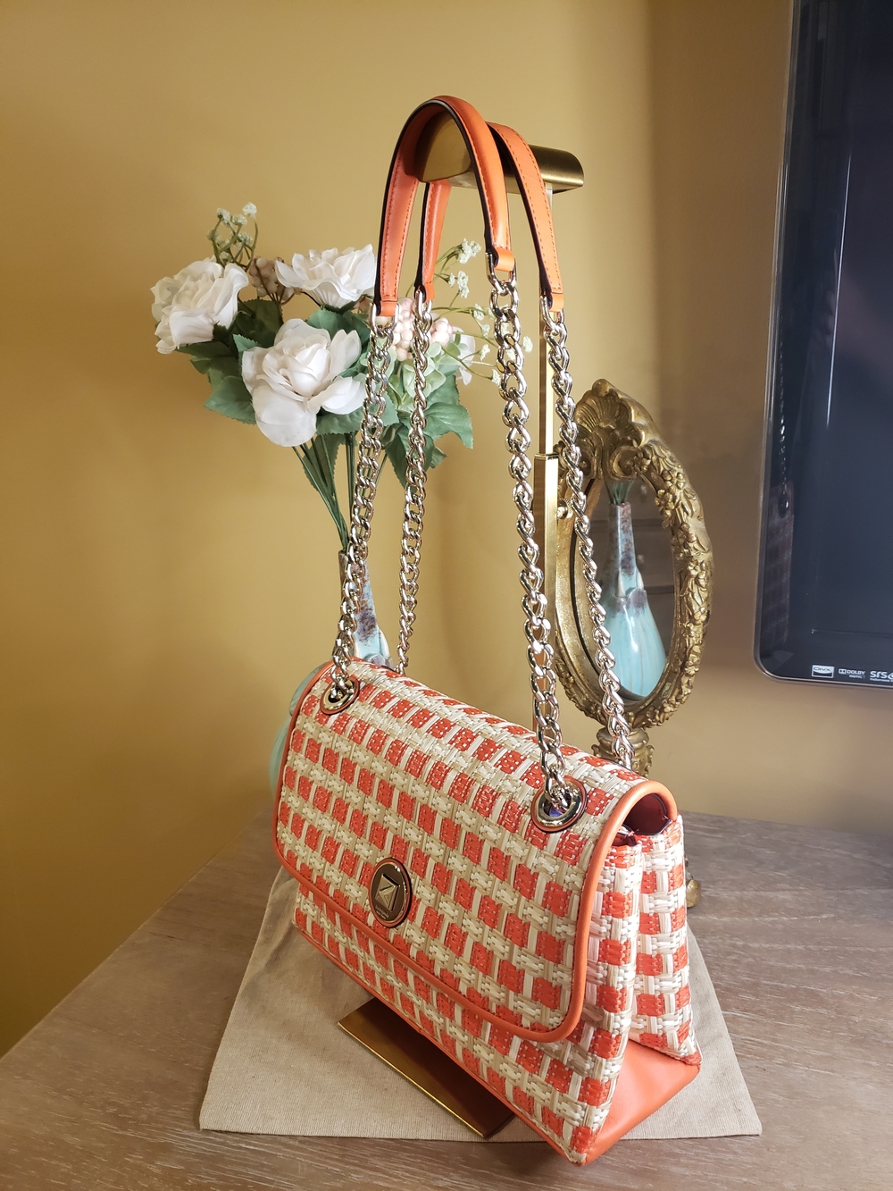 kate spade Woven Chain-Handle Crossbody Bag - Picture 3 of 12